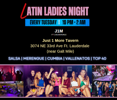Panamanian Ladies Night - Just 1 More Tavern - Fort Lauderdale, FL todo los Martes